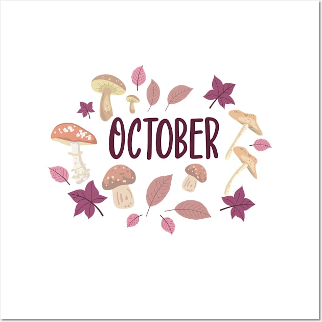 October Wall Art by SWON Design